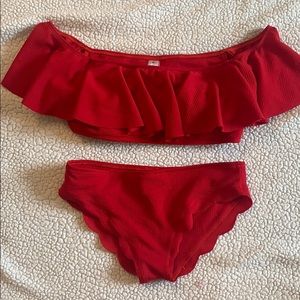 Zaful off the shoulder bikini